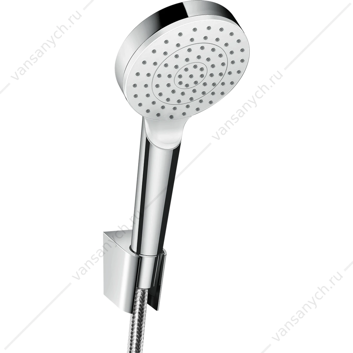 Душевой набор Crometta 1jet хром/белый HANSGROHE 26567400