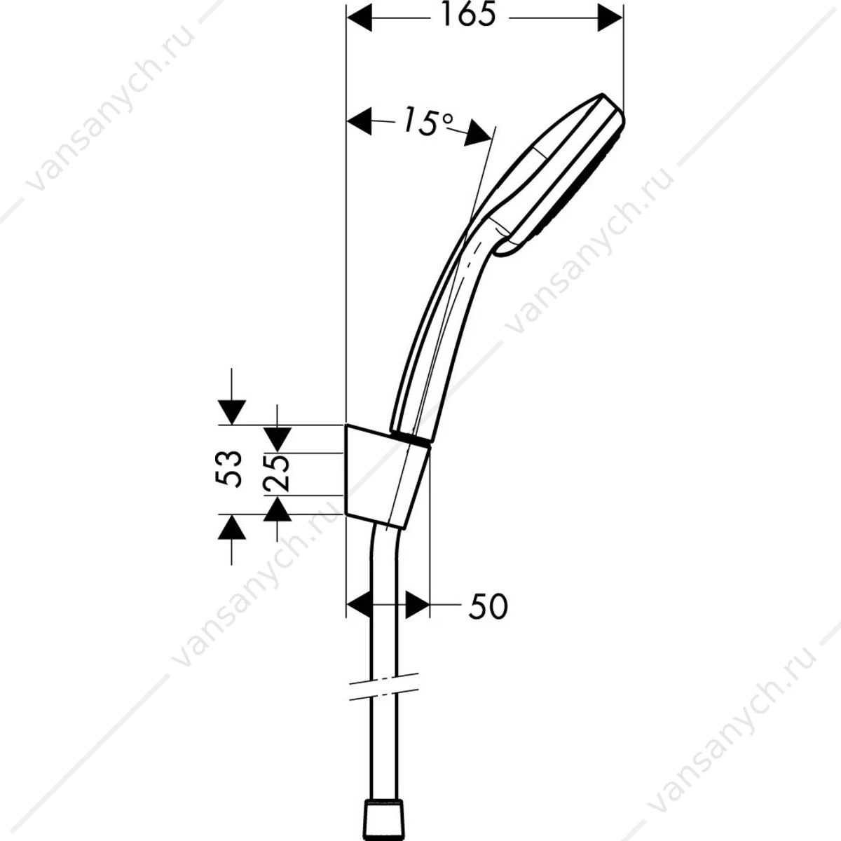 Душевой набор Croma 100 Vario/Porter'S HANSGROHE  27594000