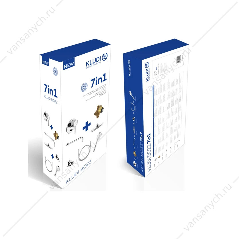 Комплект встраиваемого смесителя для душа KLUDI BOZZ , 386300576