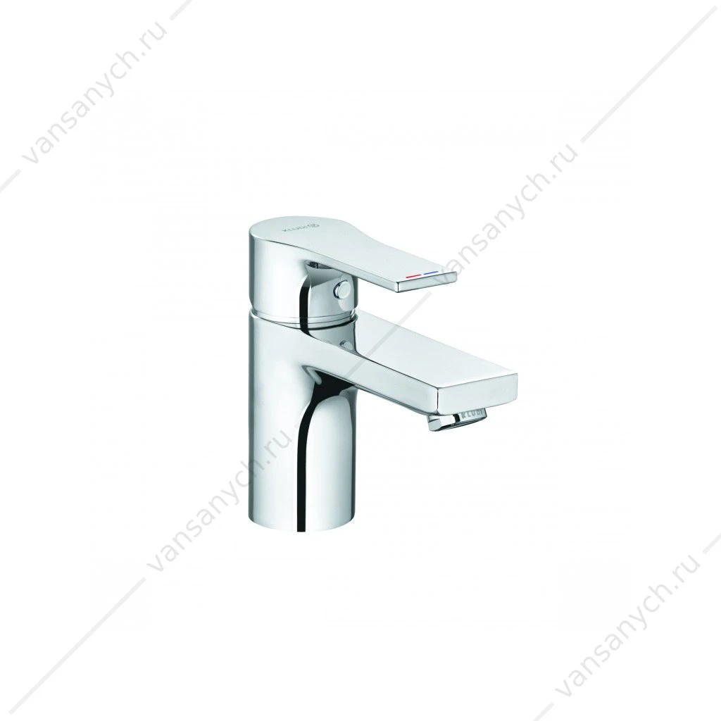 Смеситель для раковины KLUDI ZENTA SL 75, донный клапан PUSH-OPEN, 482660565