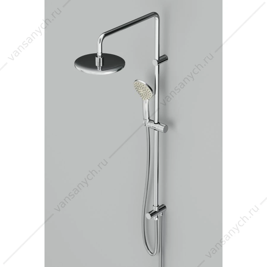 Душевая стойка AM.PM Gem, верхн.душ d 220 мм, ручн.душ, хром, F0790000