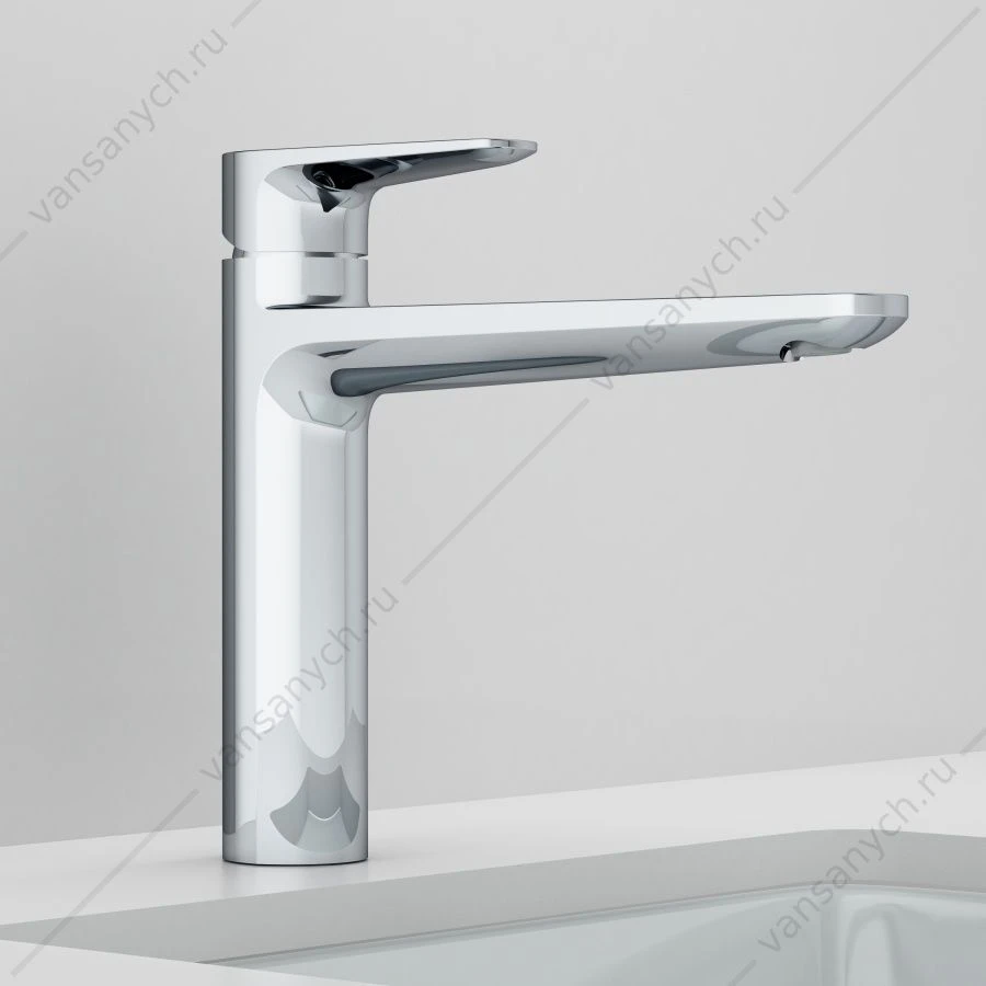Смеситель для кухни AM.PM Inspire, излив 214 мм, хром, F5000000