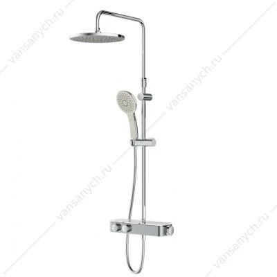 Душевая система с термостатом AM.PM Inspire V2.0 для душа, верхний душ, F0750A400