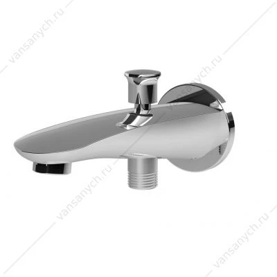 Излив AM.PM Like, на ванну с переключателем на душ, мм 175 хром, F8070100