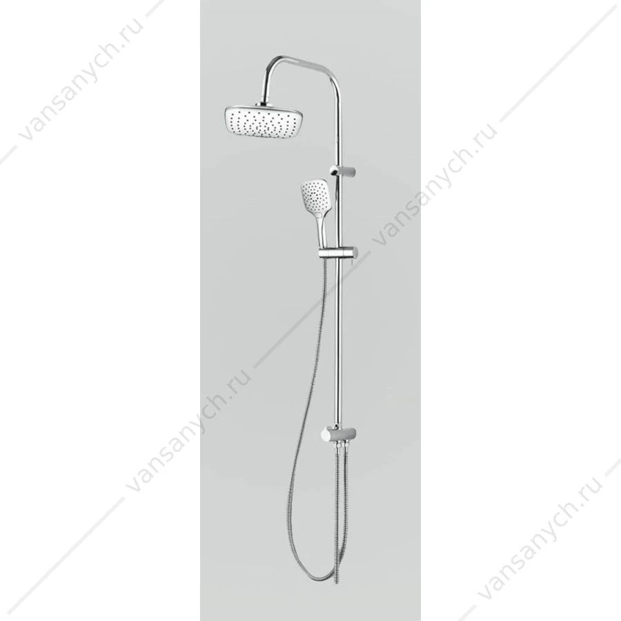 Душевая стойка RedBlu Origin Evo: верхний душ 220мм, ручн.душ 3 режима, штанга, 978200000