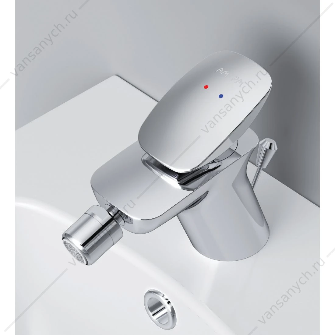 Смеситель для биде  AM.PM Spirit V2.0 с д/к, хром, F70A83100