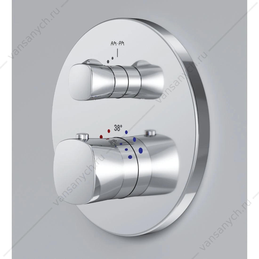 Смеситель для душа AM.PM Spirit 2.1, встраиваемый с термостатом, F71A75600