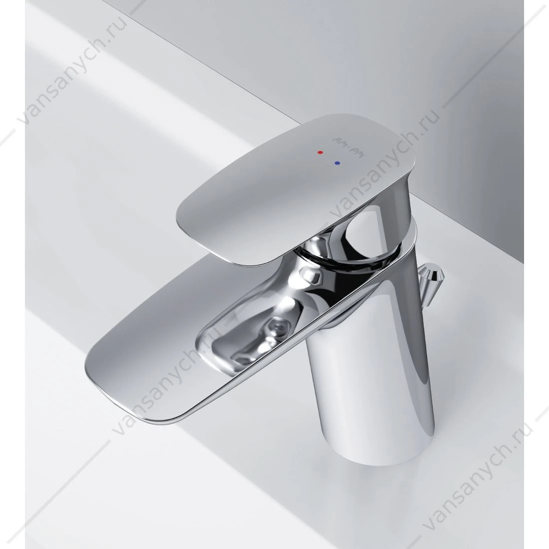 Смеситель для умывальника AM.PM Spirit V2.1 с д/к, хром, F71A82100