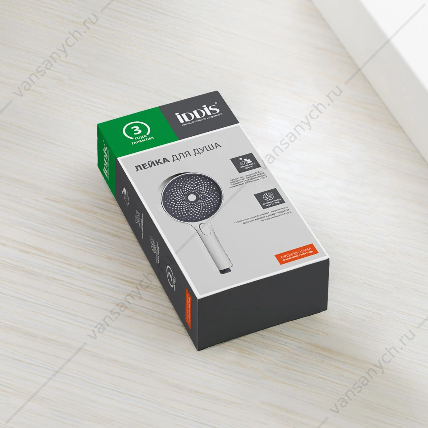 Лейка 3 режимная IDDIS SpaHome, SPA3F0Ci18, хром