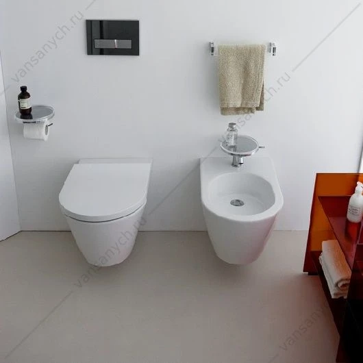 Смеситель для биде Laufen Kartell  с донным клапаном 3.4133.1.004.111.1
