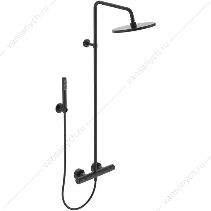 Душевая система термостатическая Ideal Standard Ceratherm T25, черный BC748XG