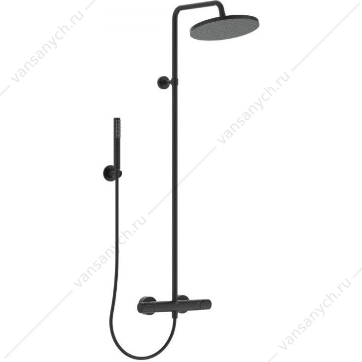 Душевая система термостатическая Ideal Standard Ceratherm T25, черный BC748XG
