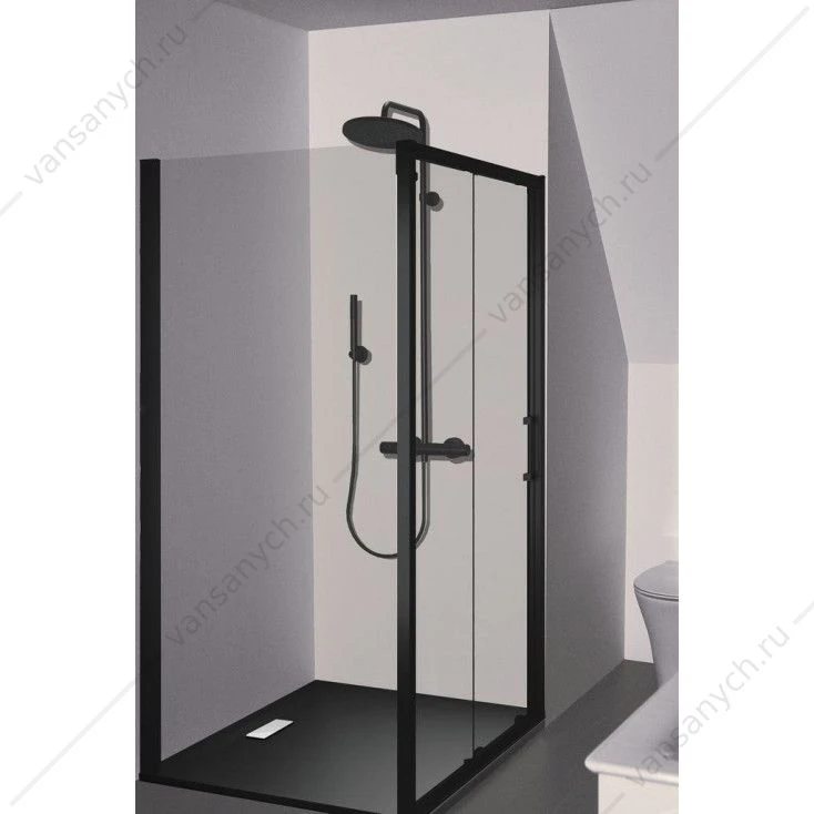 Душевая система термостатическая Ideal Standard Ceratherm T25, черный BC748XG