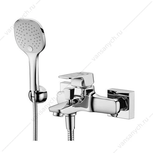 Смеситель для ванны с коротким изливом Salm 2701, хром
