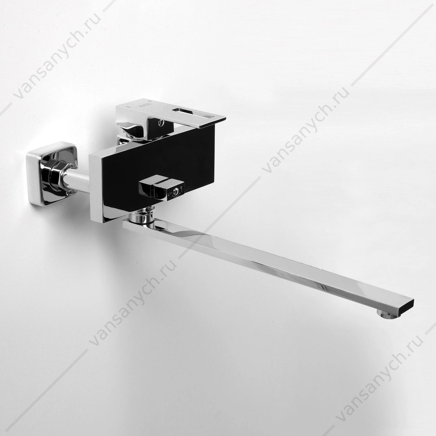 Смеситель для ванны с длинным изливом Alme 1502L, хром