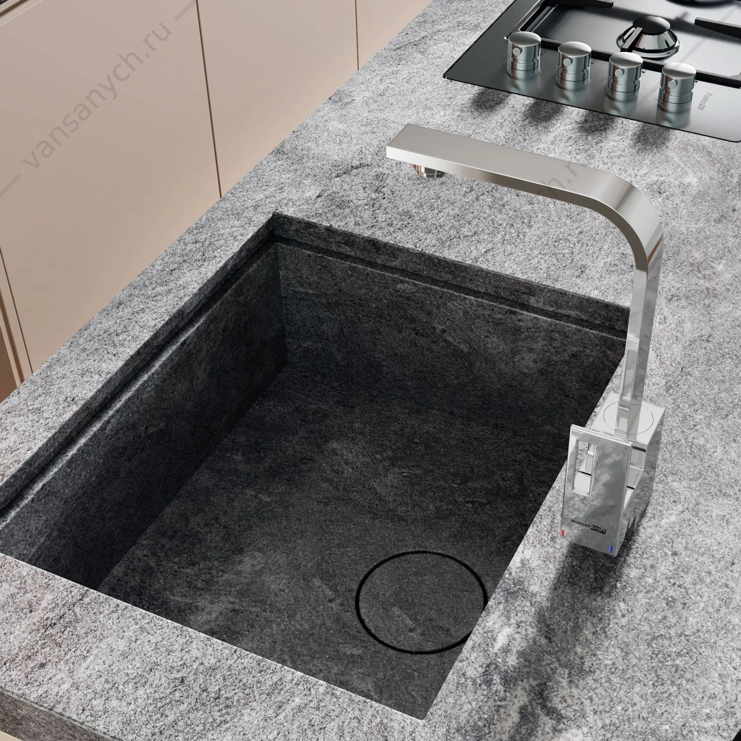 Смеситель для кухни Alme 1507, хром