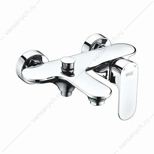 Смеситель для ванны с коротким изливом Dinkel 5801, хром