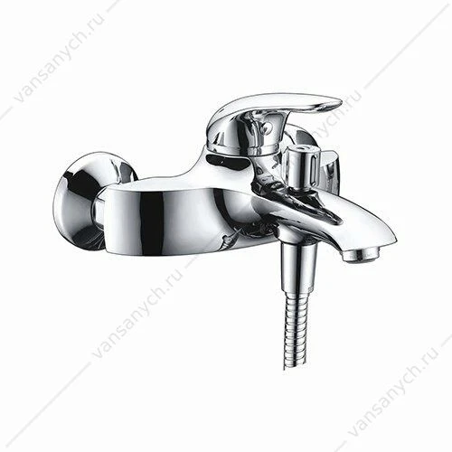 Смеситель для ванны с коротким изливом Rossel 2801, хром
