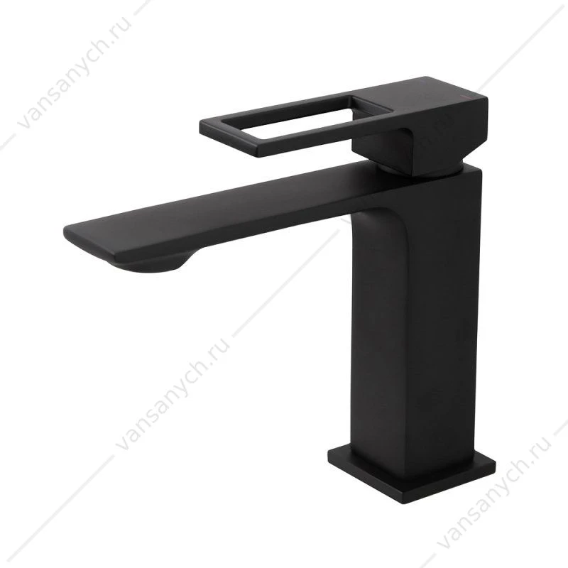 Смеситель для раковины с донным клапаном BELBAGNO LUCE черный