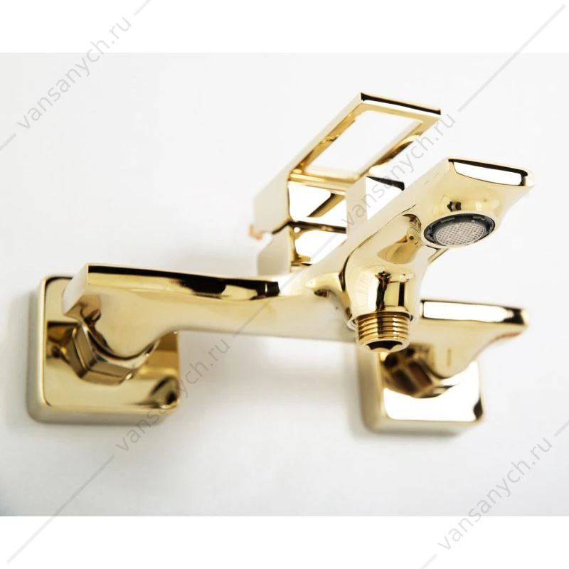 Смеситель для ванной BELBAGNO LUCE золото LUC-VAS-ORO