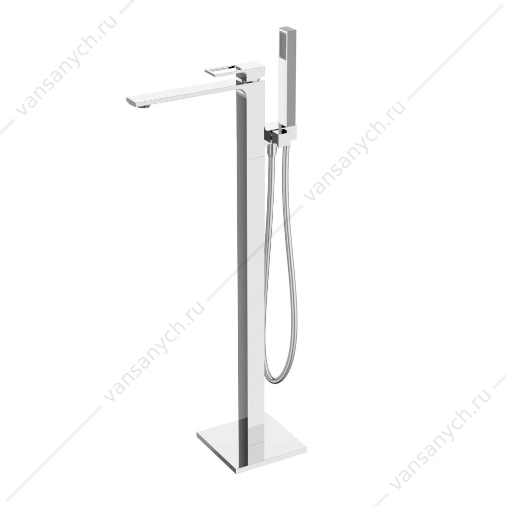 Смеситель напольный для ванной BELBAGNO LUCE хром LUC-FMT-CRM