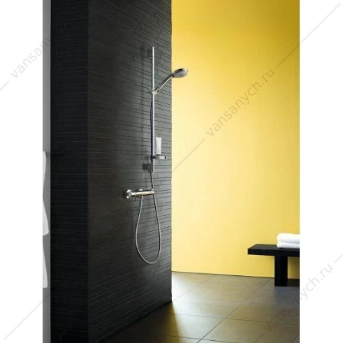 Смеситель термостат. для душа HG Ecostat Comfort белый 13116700