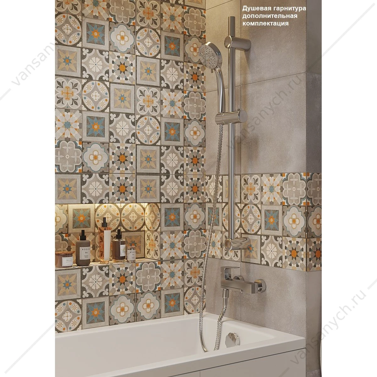 Смеситель для ванны CERSANIT BRASKO,  хром, A63021