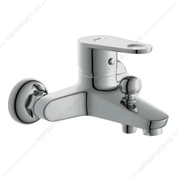Смеситель для ванны CERSANIT Cari, короткий излив, хром, 63026 (DIY)