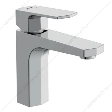 Смеситель для раковины CERSANIT WISLA, сливной гарнитур,  хром, 63055
