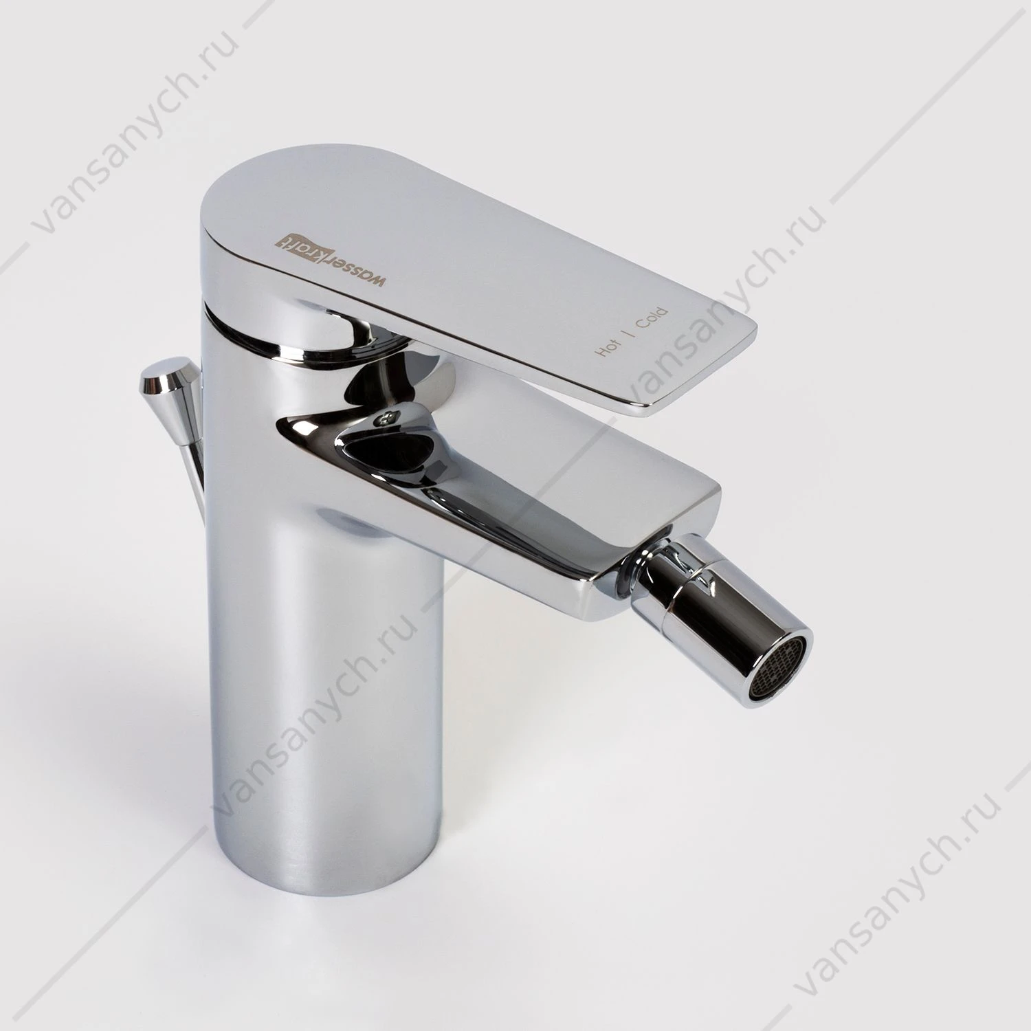 Смеситель для биде с донным клапаном WasserKRAFT  Lopau 3206 хром