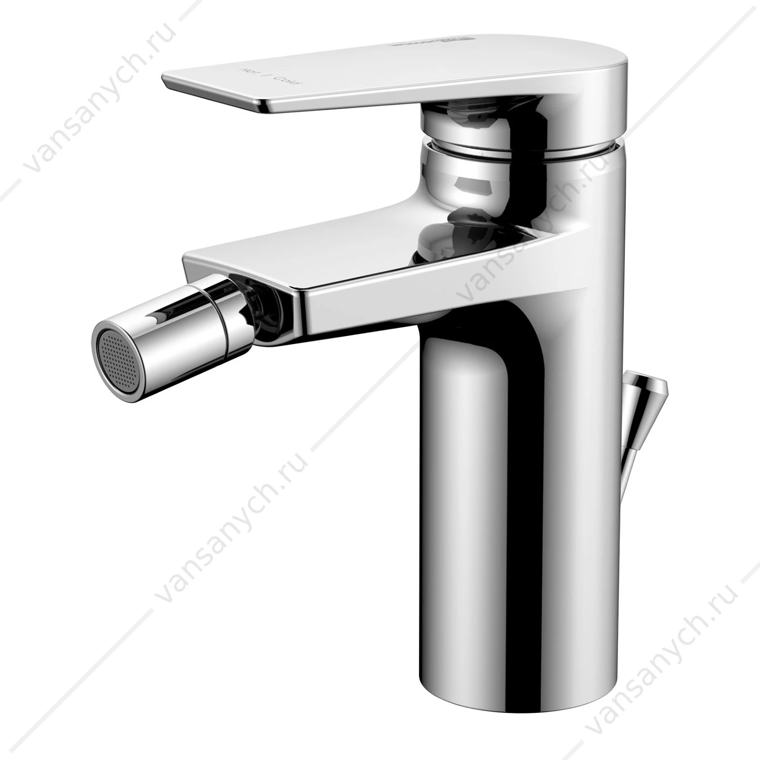 Смеситель для биде с донным клапаном WasserKRAFT  Lopau 3206 хром