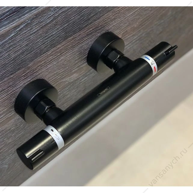 Смеситель термостат для душа Hansgrohe Ecostat Comfort, черный 13116670