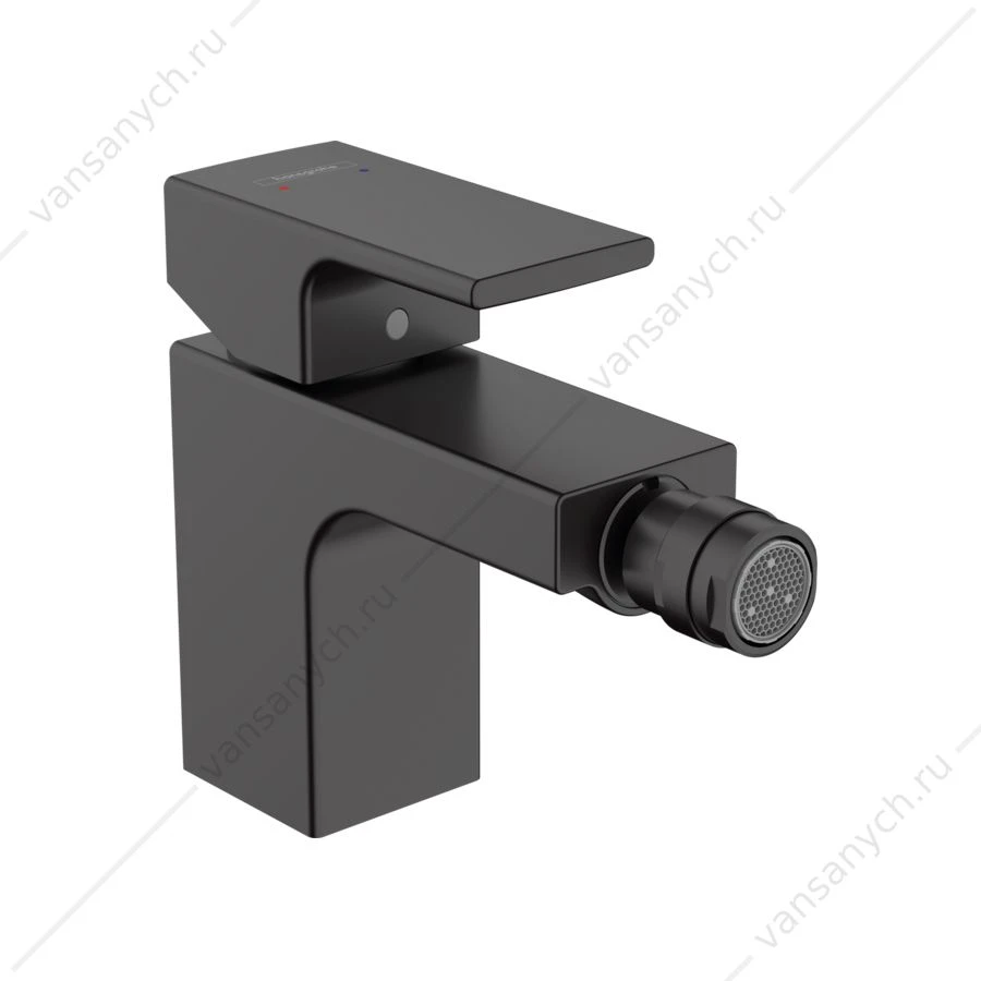 Смеситель для биде со сливным гарнитуром Hansgrohe Vernis Blend 71211670 черный