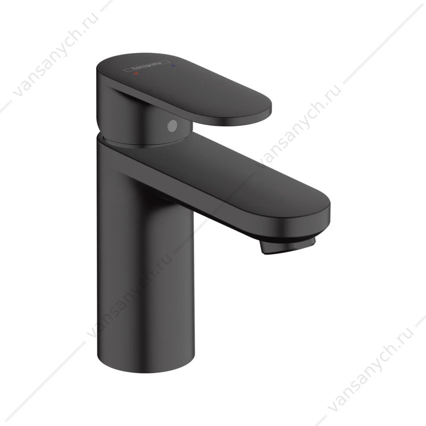 Смеситель для раковины со сливным гарнитуром Hansgrohe Vernis Blend 100 71551670 черный