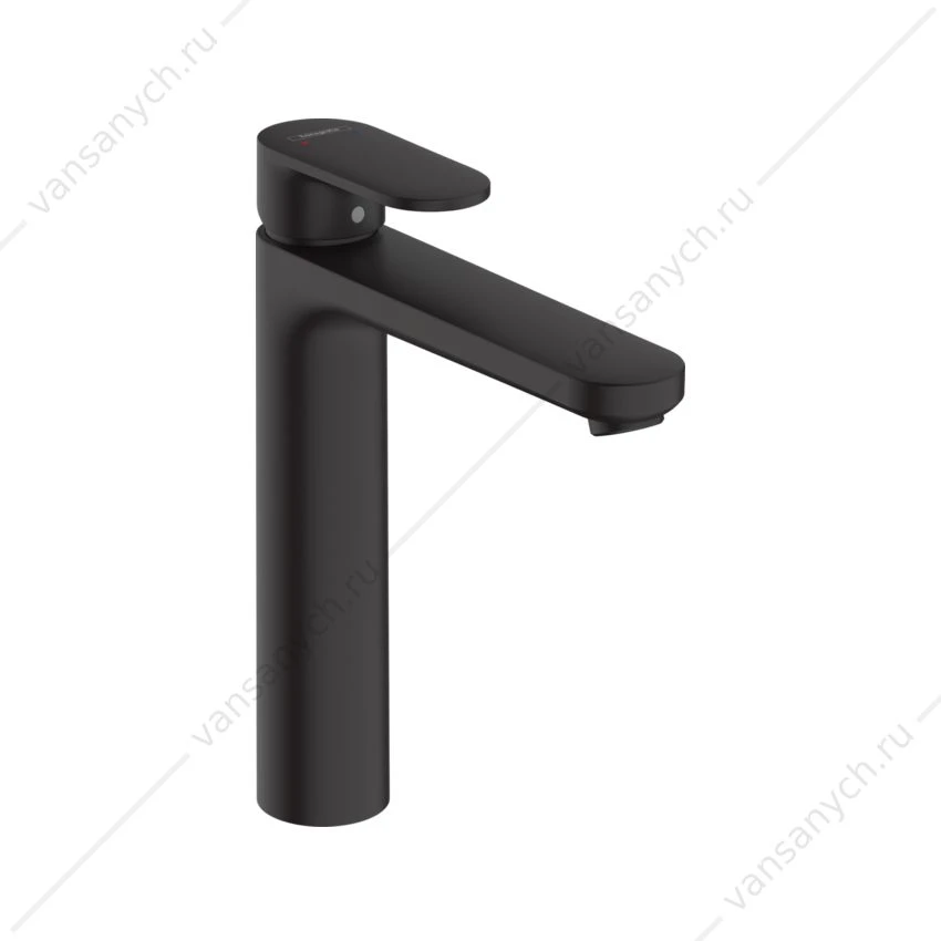 Смеситель для раковины 230, со сливной гарнитурой Vernis Blend Hansgrohe 71552670, черный