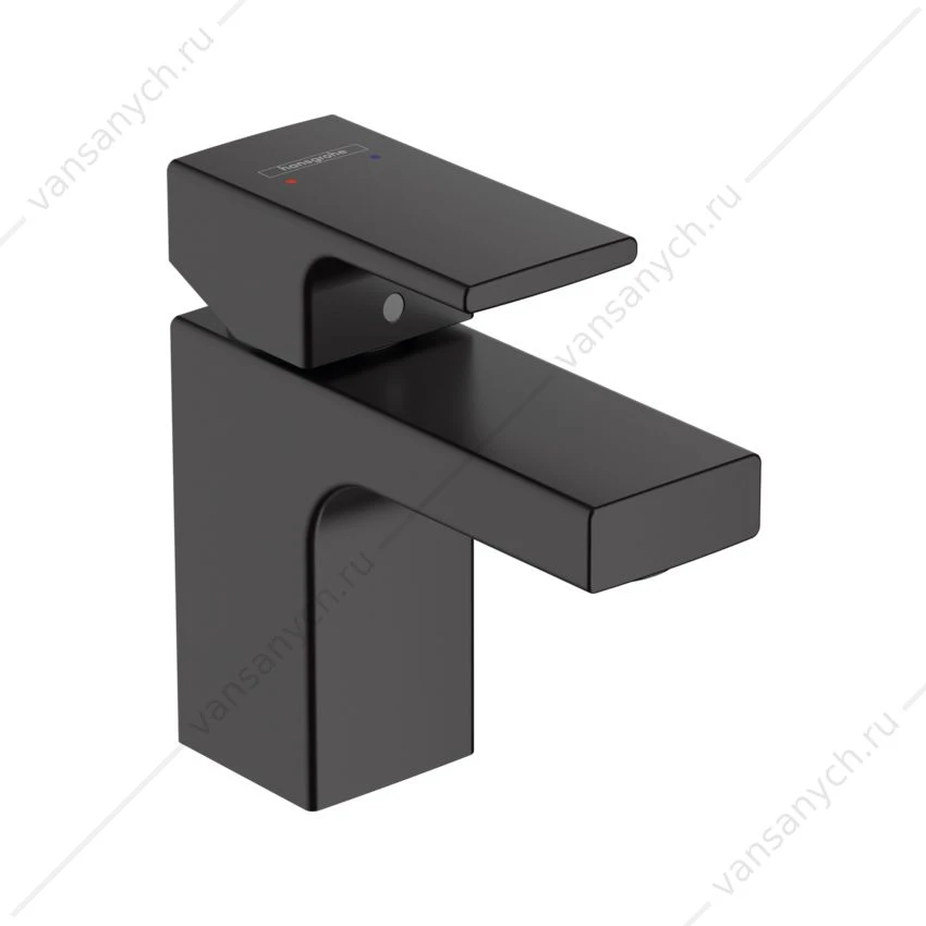 Смеситель для раковины со сливным гарнитуром Hansgrohe Vernis Shape 70 71560670 черный