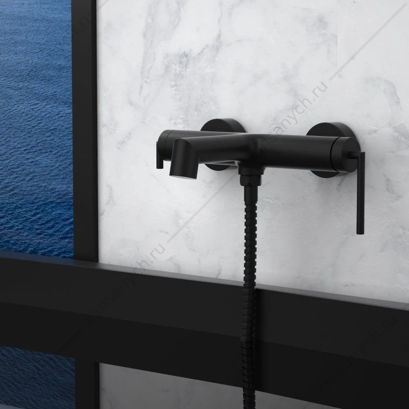 Смеситель для ванны BELBAGNO ACQUA-VASM, черный ACQUA-VASM-NERO
