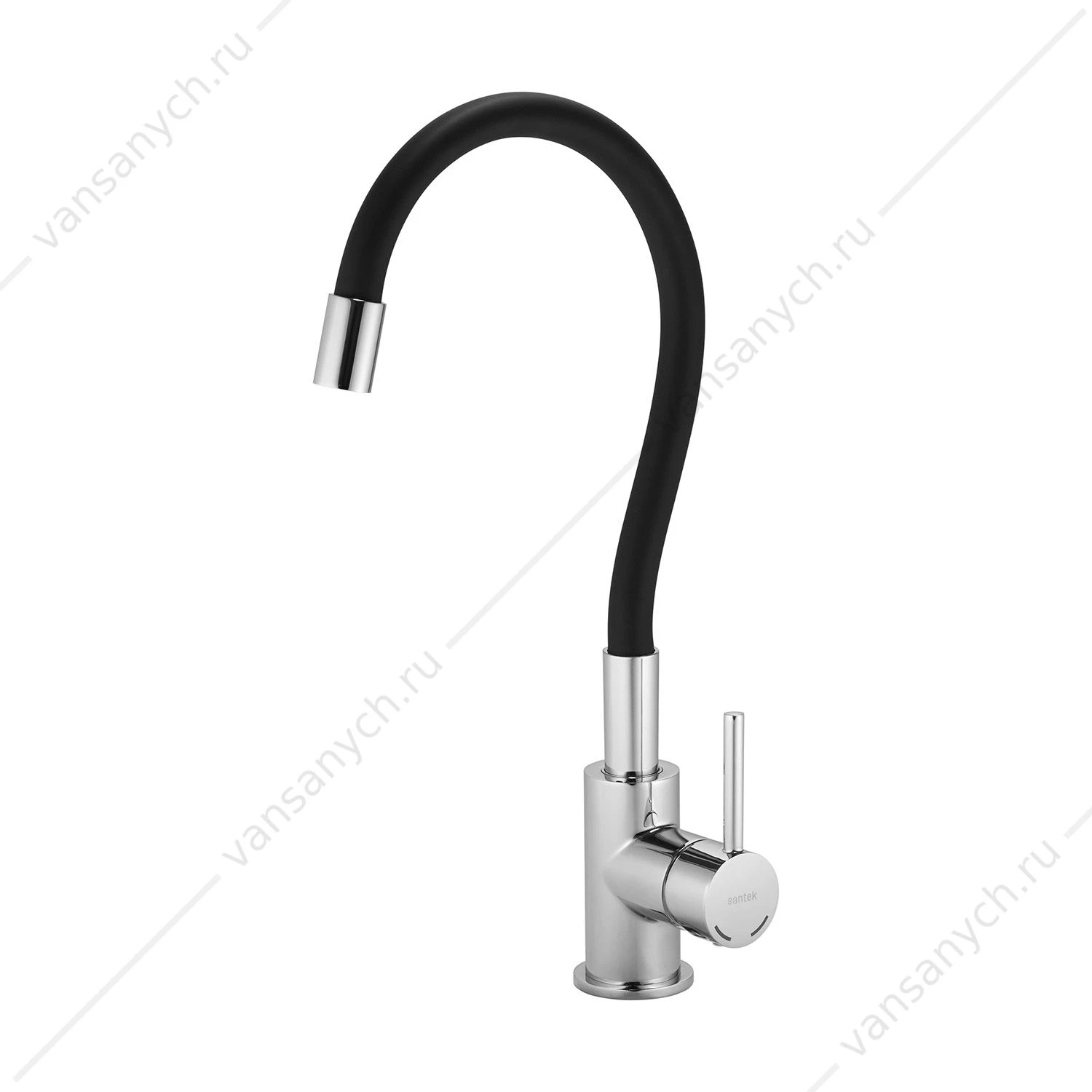 Смеситель для кухни SANTEK Тесио, гибкий излив, хром, WH5A44012C001
