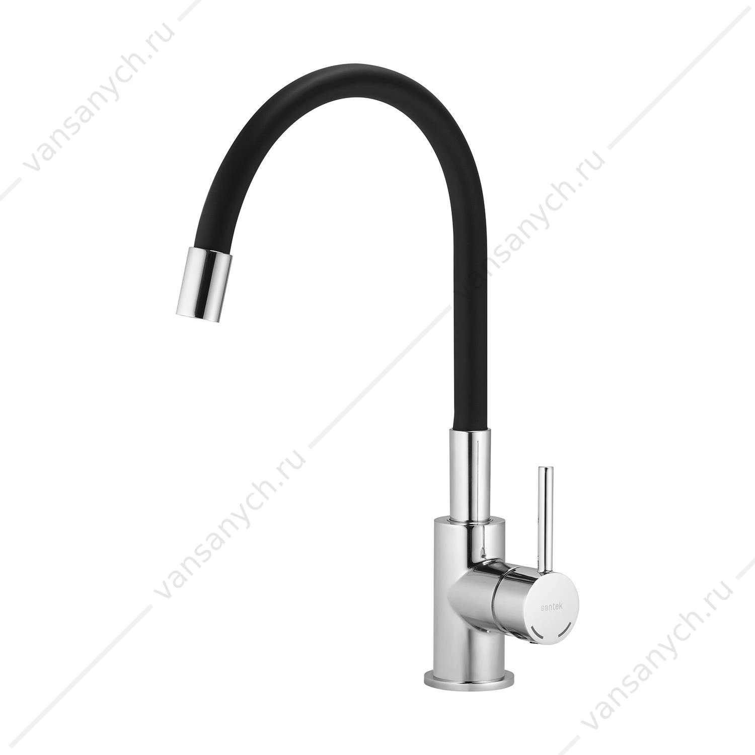 Смеситель для кухни SANTEK Тесио, гибкий излив, хром, WH5A44012C001
