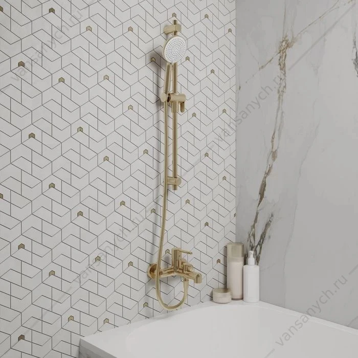 Шланг для душа 1,5м IDDIS Optima Home золото матовое 04P15MGi19