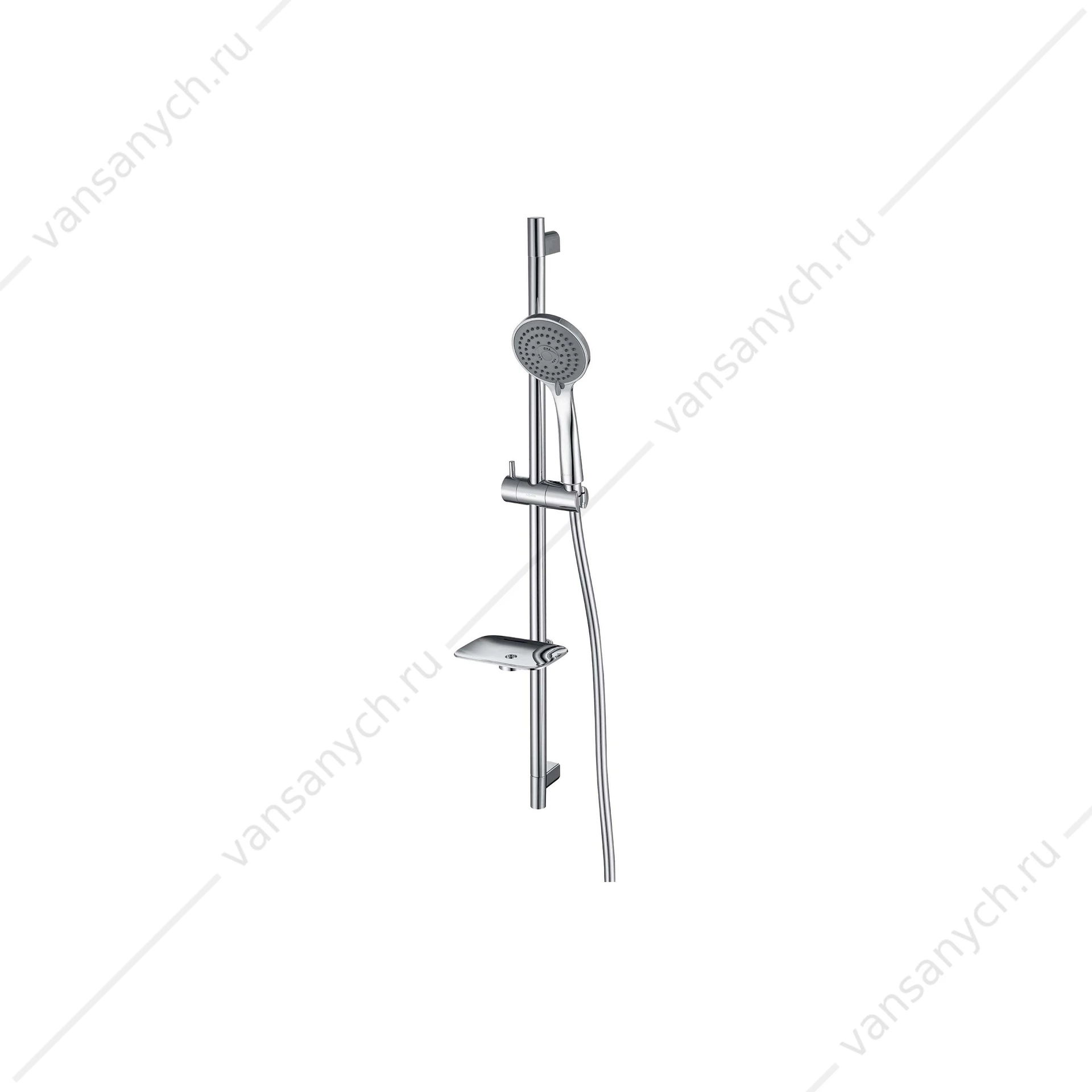 Комплект для душа AQUATEK Вега AQ1074CR 4 в 1 (AQ1046CR + AQ2081CR + AQ2454CR + AQ2011CR)
