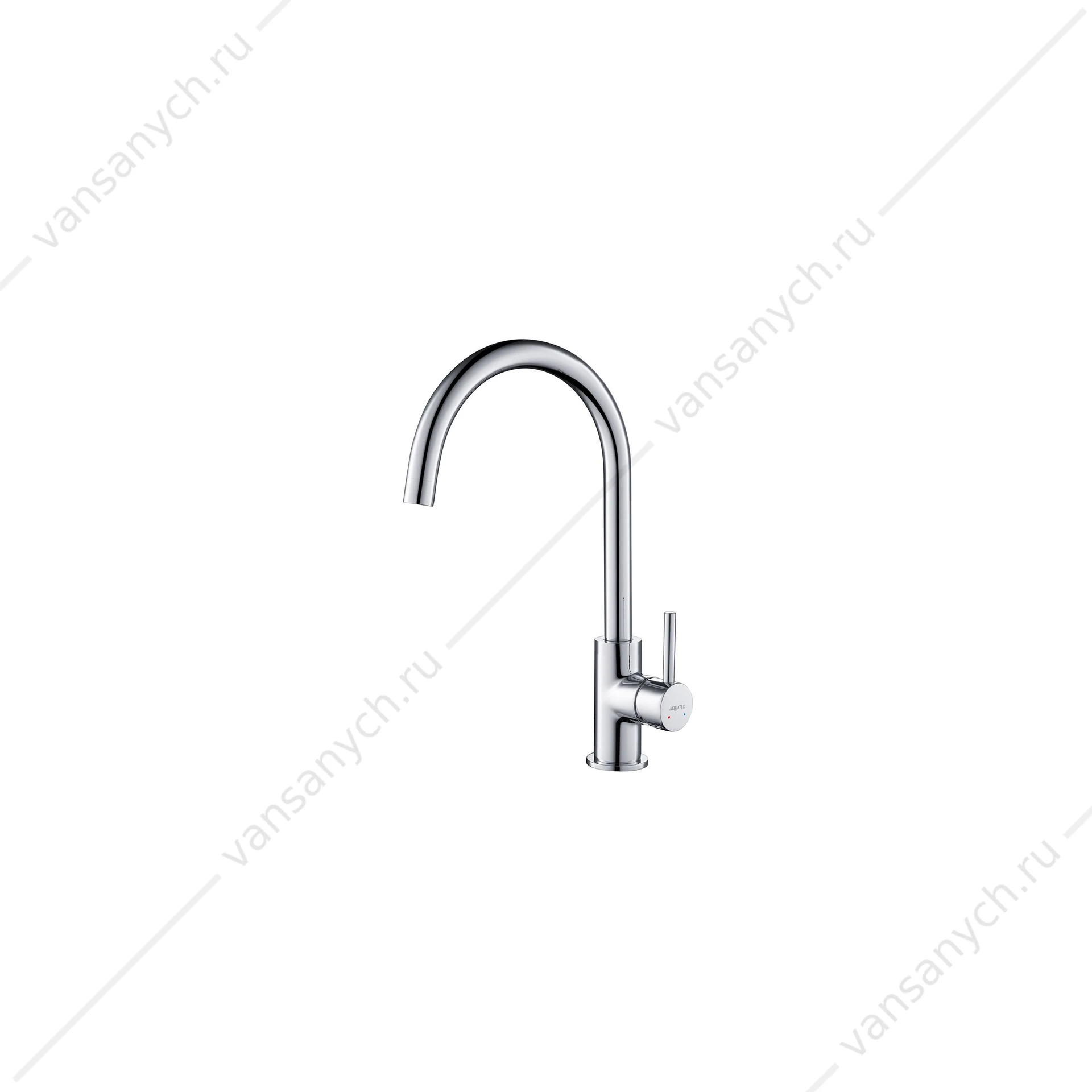 Смеситель для кухни AQUATEK ЕВРОПА, хром AQ1382CR