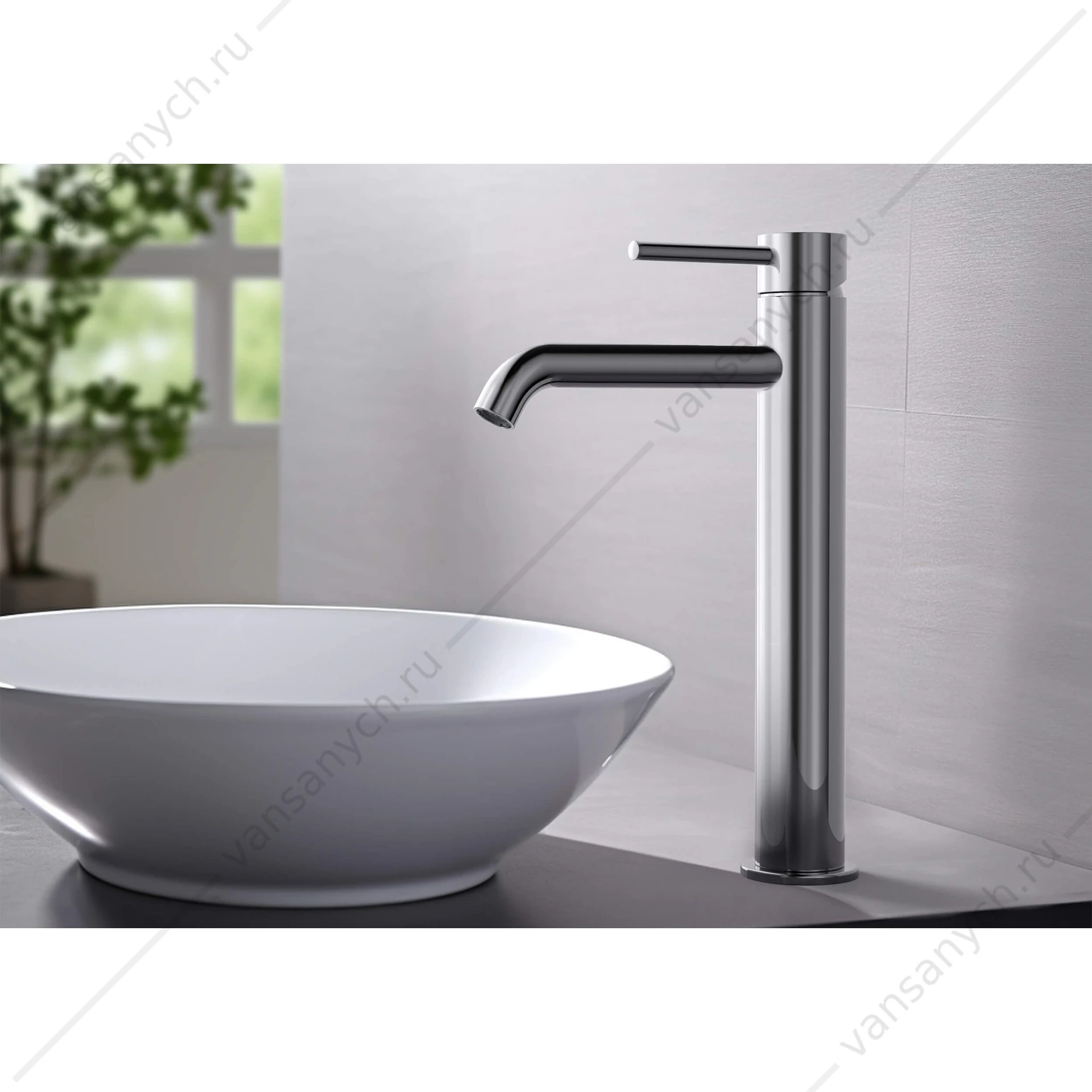 Смеситель для раковины 215, без донного клапана AQUATEK ЕВРОПА, хром AQ1304CR