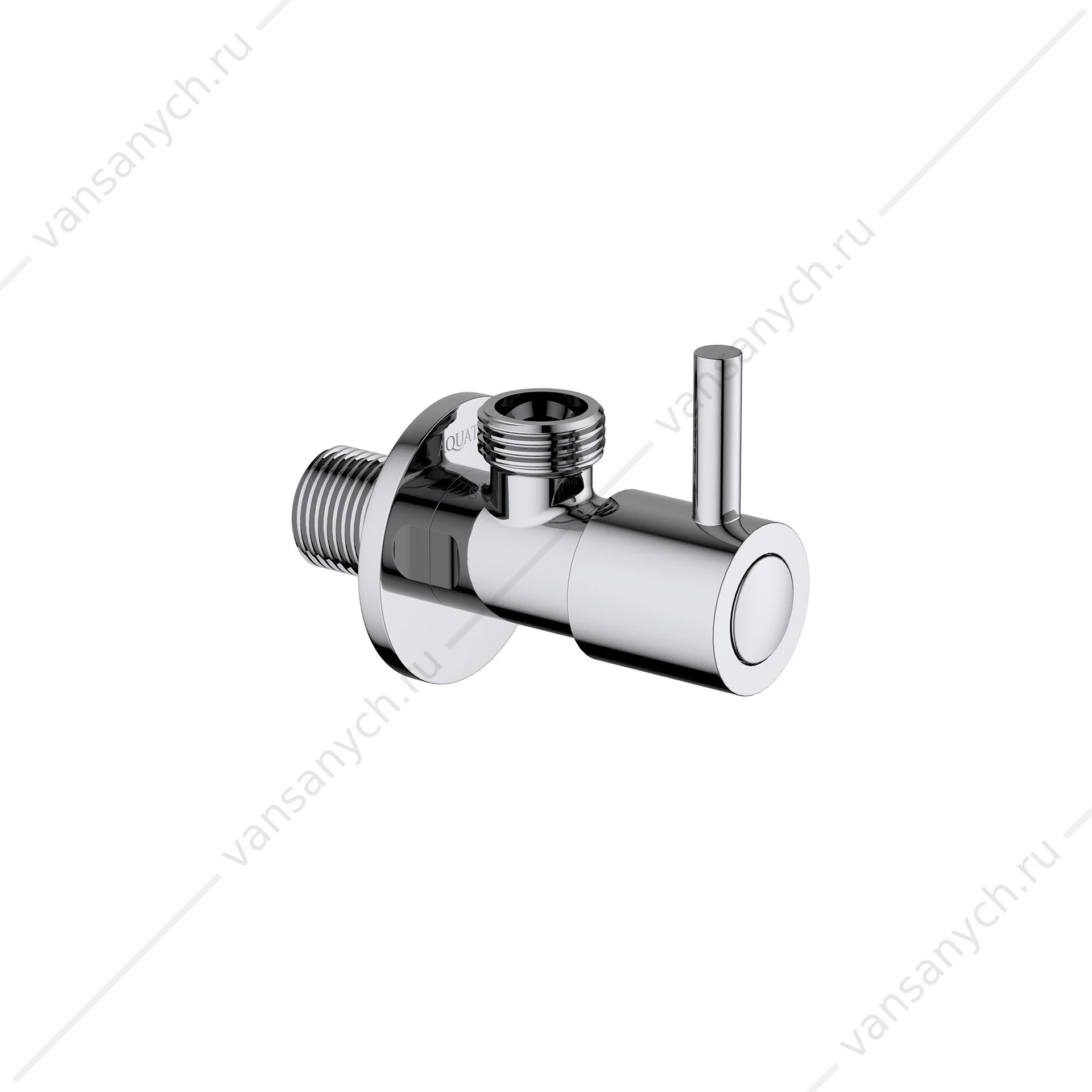 Угловой переходник AQUATEK, хром AQ2451CR