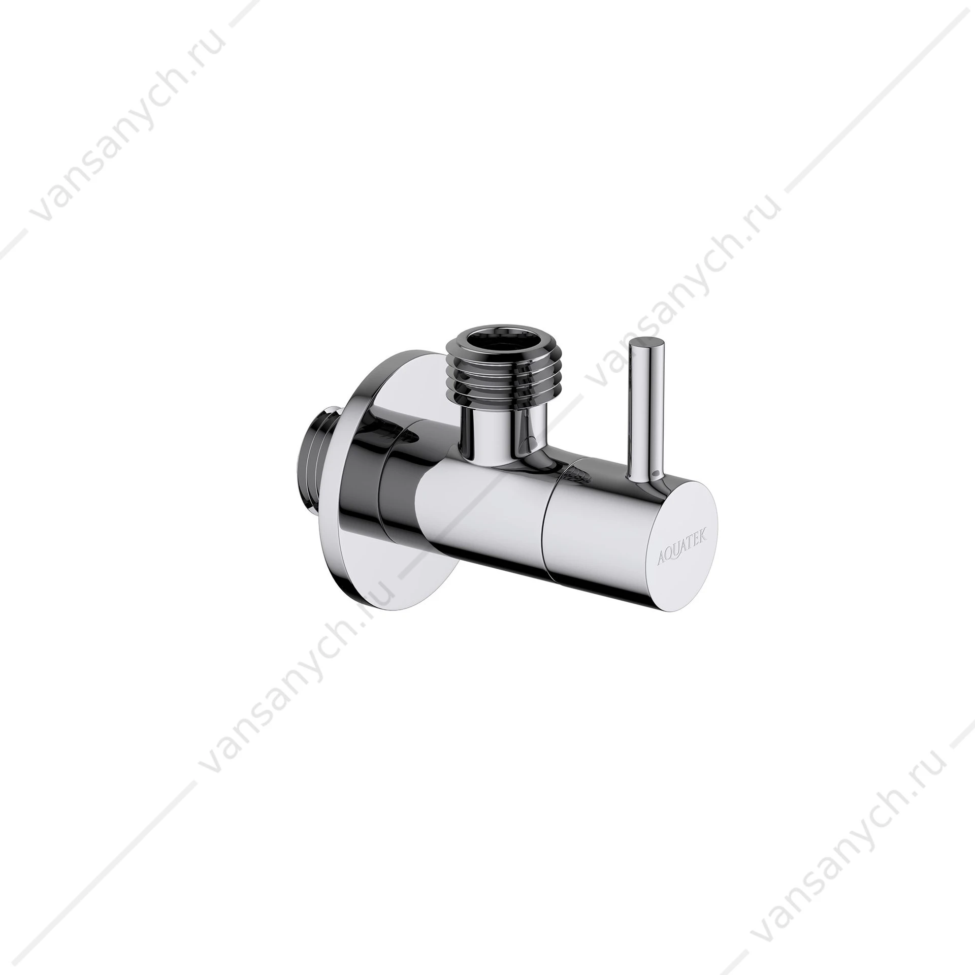 Угловой переходник AQUATEK, хром AQ2452CR