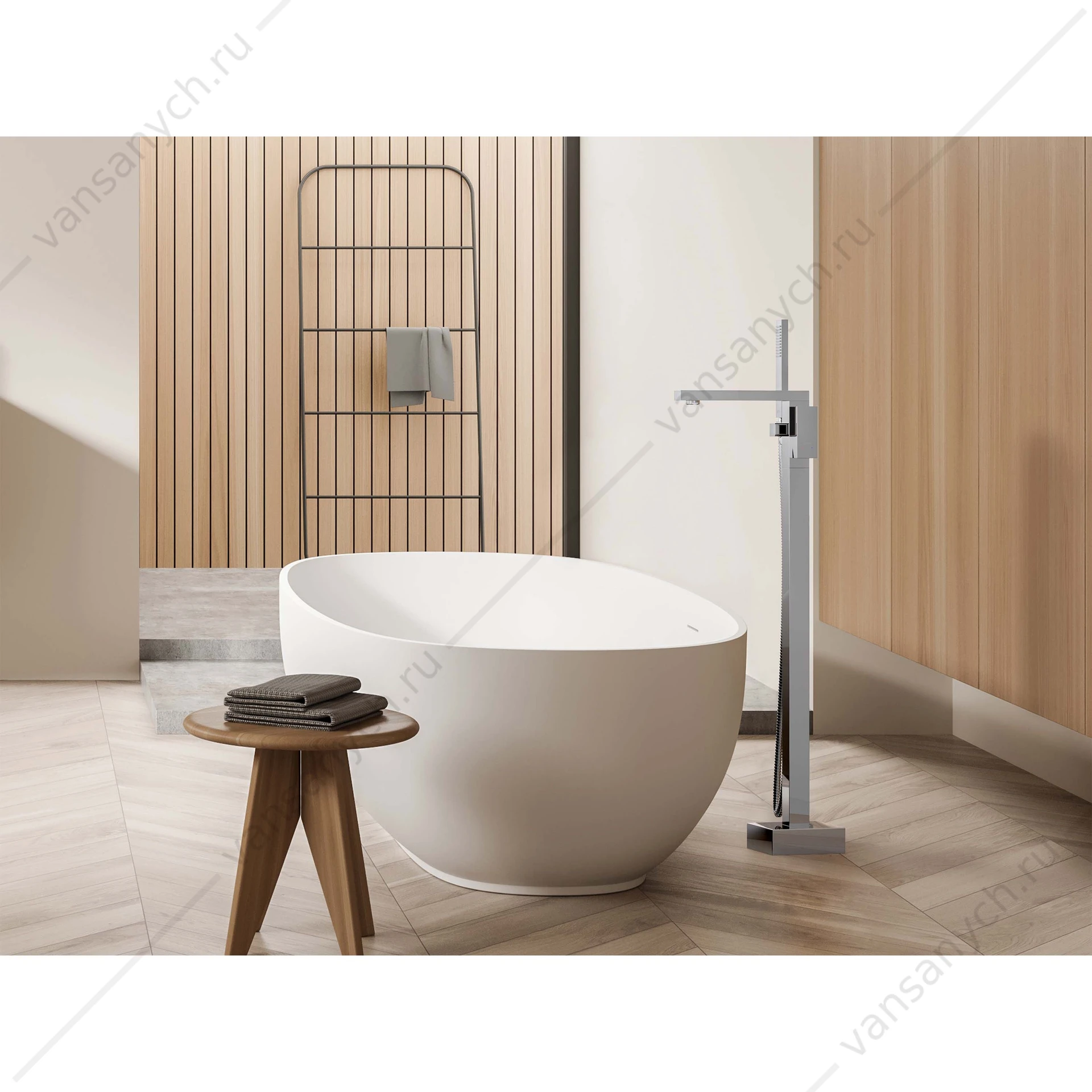 Смеситель для ванны напольный AQUATEK Либра AQ1645CR