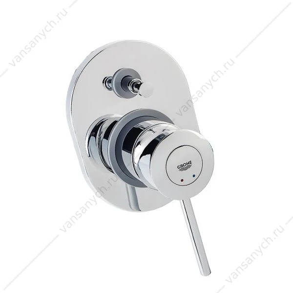 GROHE. Смеситель для ванны BauClassic, скрытый монтаж, включает встраиваемый механизм, 29047000