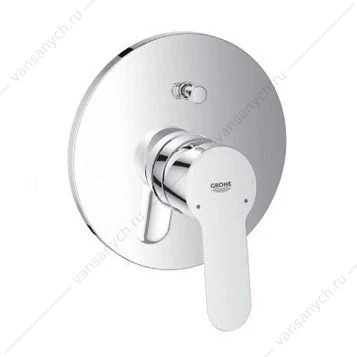 GROHE. Смеситель для ванны BauEdge, со встраиваемым механизмом, 29079000