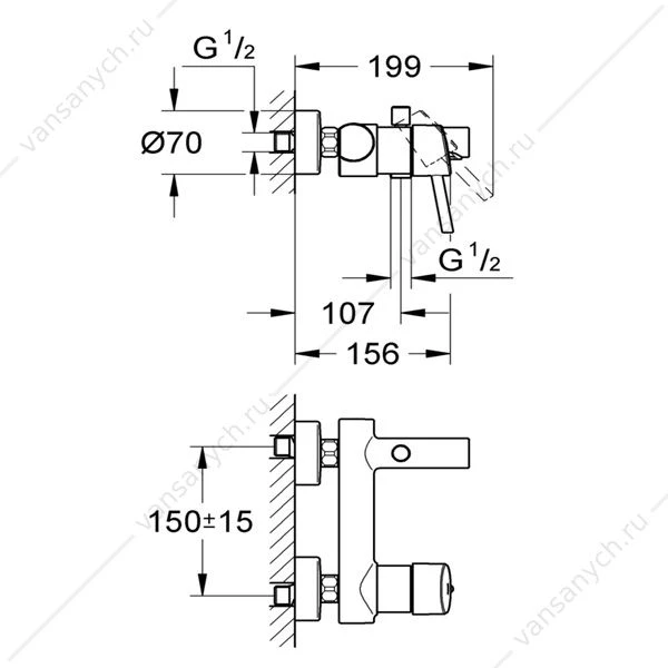 GROHE. Смеситель для ванны Concetto New, 32211001