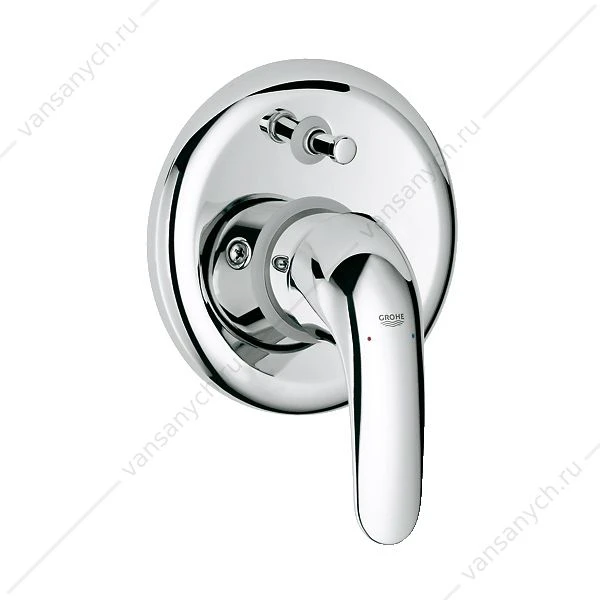 GROHE. Смеситель для ванны Euroeco, встраиваемый, включает встроенный механизм, 32747000